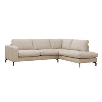 Ecksofa Nora 4-Sitzer Rechts Creme