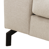 Ecksofa Nora 4-Sitzer Rechts Creme