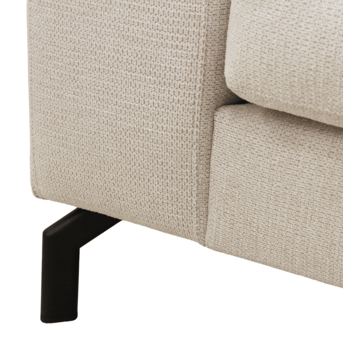 Ecksofa Nora 4-Sitzer Rechts Creme