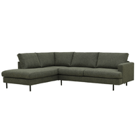 Ecksofa Nolio 4-Sitzer Links Grün