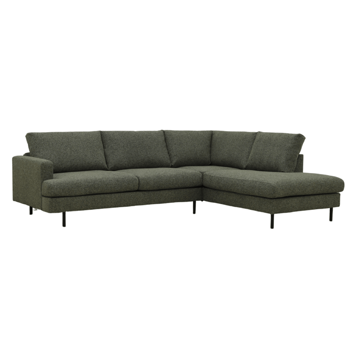 Ecksofa Nolio 4-Sitzer Rechts Grün