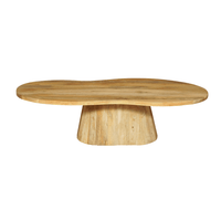 Mangoholz Couchtisch Torino Organic Shape Massiv Mahom
