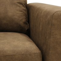 Ecksofa Bonanza 4-Sitzer Links Braun