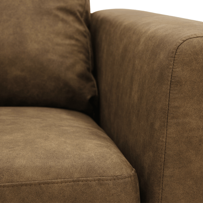 Ecksofa Bonanza 4-Sitzer Links Braun