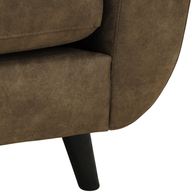 Ecksofa Bonanza 4-Sitzer Links Braun