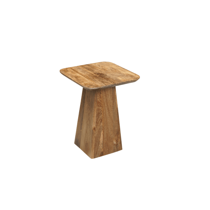 Mangoholz Couchtisch Nova Quadratisch 40x40 cm Mahom