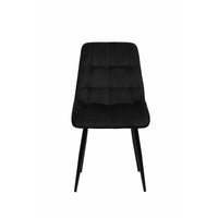 Esszimmerstuhl Nice Schwarz mit schwarzem Fuß Mahom