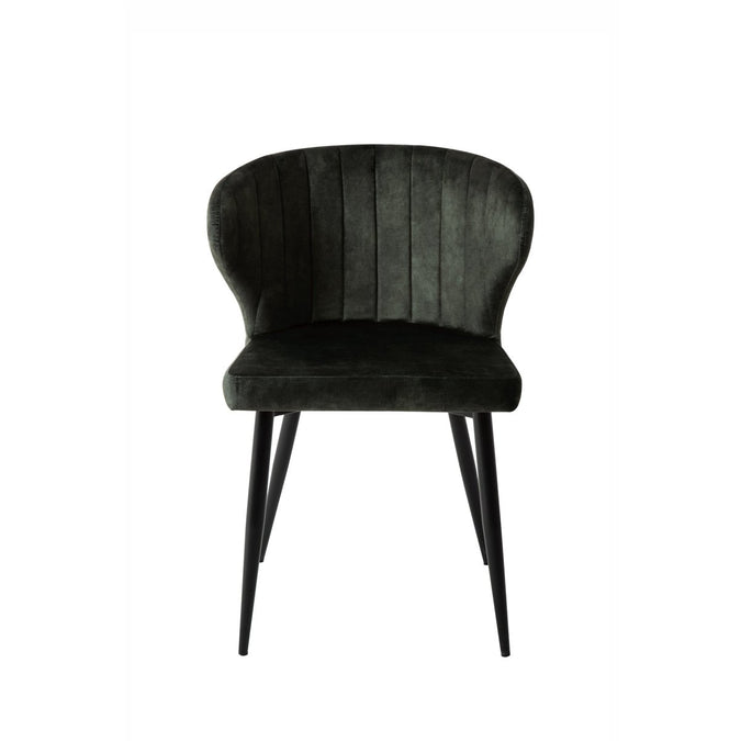 Dunkelgrauer Esszimmerstuhl