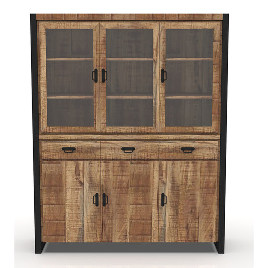 Mangoholz Wandschrank Plano 190 cm Mahom