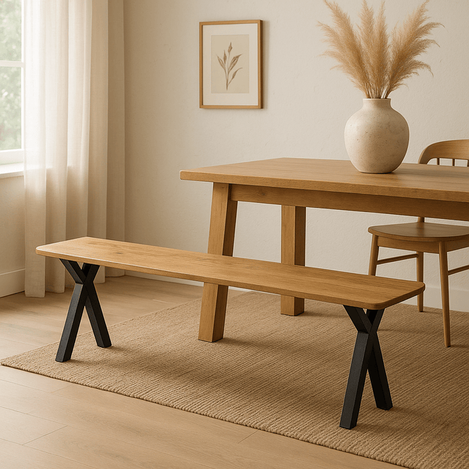 Mangohouten Eettafel Tulsa