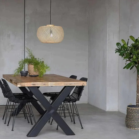 Mangoholz Esstisch Columbus Rechteck 300x120 cm Mahom