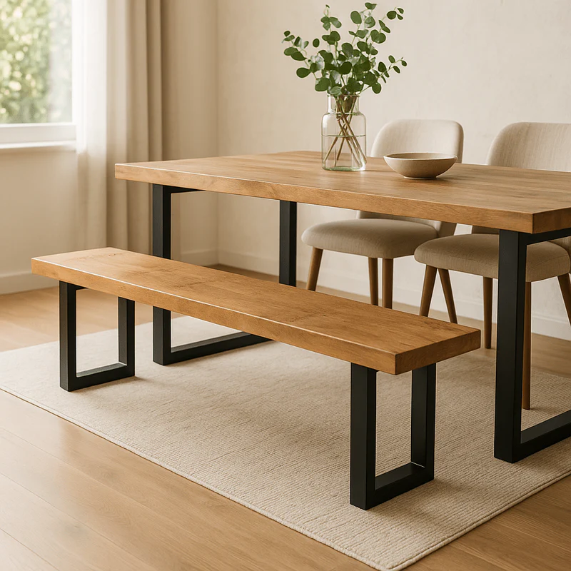 Holzbank für das Esszimmer