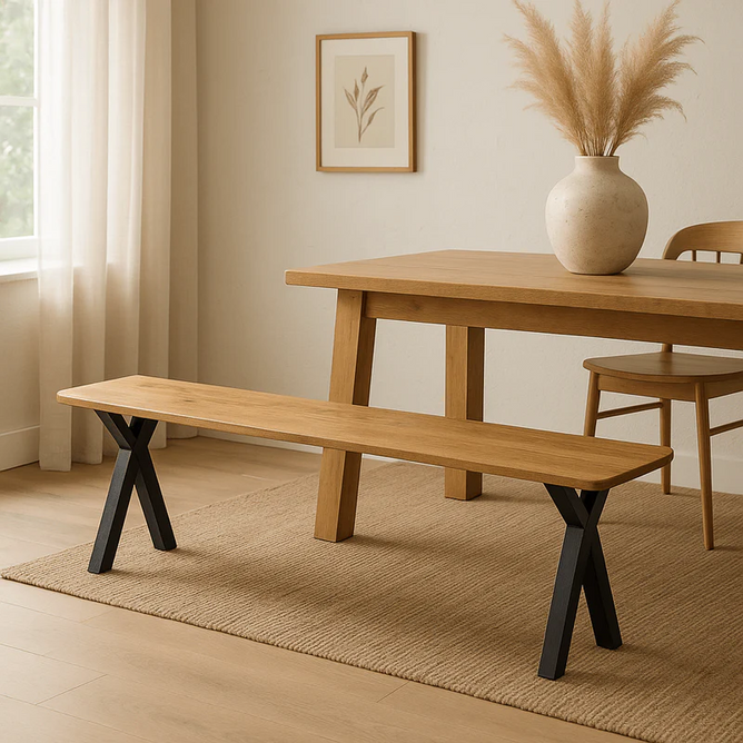 Mangohouten Eettafel Tulsa