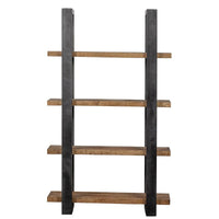 Mangoholz Bücherschrank Durham 160 cm Mahom