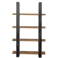 Mangoholz Bücherschrank Durham 120 cm Mahom