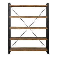 Mangoholz Bücherschrank Britt 160 cm Mahom