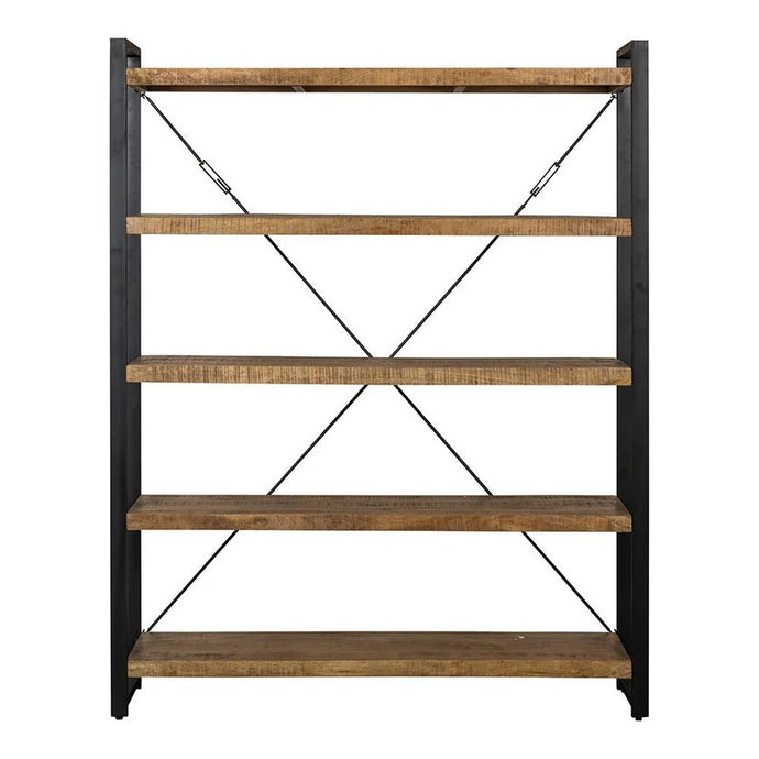 Mangoholz Bücherschrank Britt 160 cm Mahom