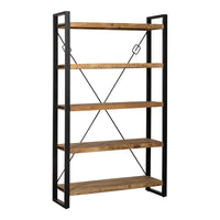 Mangoholz Bücherschrank Britt 120 cm Mahom