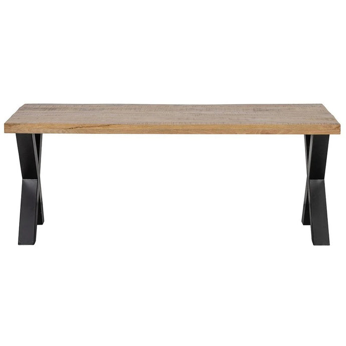 Mangoholz Esstisch Columbus Rechteck 140x90 cm (6cm) Mahom