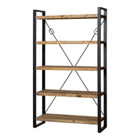 Mangoholz Bücherschrank Britt 120 cm Mahom