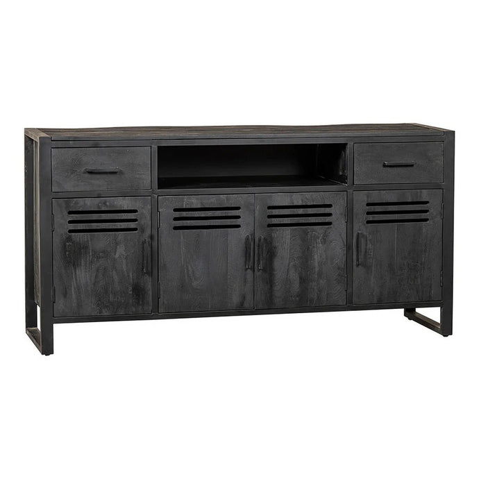 Mangoholz Anrichte Henderson Schwarz 180 cm Mahom