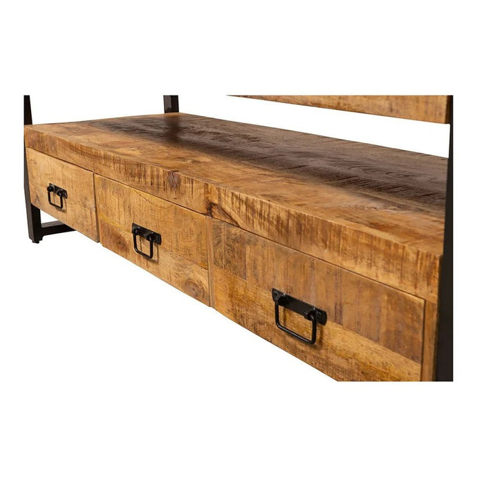 Mangoholz Bücherschrank Britt 150 cm Mahom