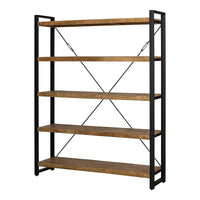 Mangoholz Bücherschrank Britt 160 cm Mahom