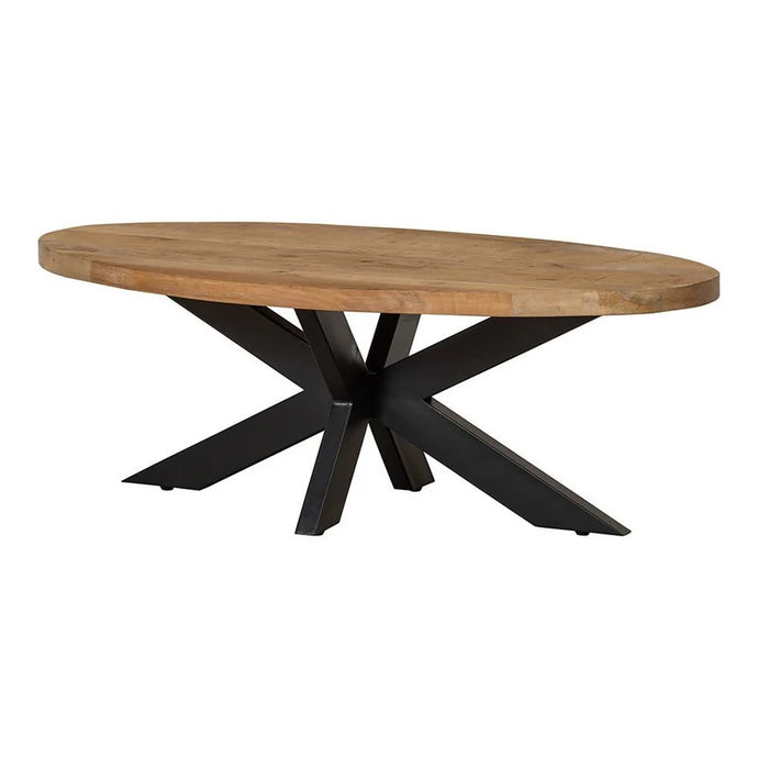 Mangoholz Couchtisch Tulsa Oval Mahom