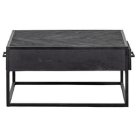 Mangoholz Couchtisch Sienna Square Mahom