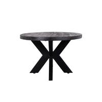 Mangoholz Couchtisch Tulsa Schwarz Oval Mahom