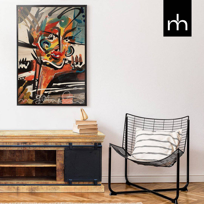 Mangoholz TV-Möbel Portland 180 cm Mahom